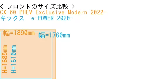 #CX-60 PHEV Exclusive Modern 2022- + キックス  e-POWER 2020-